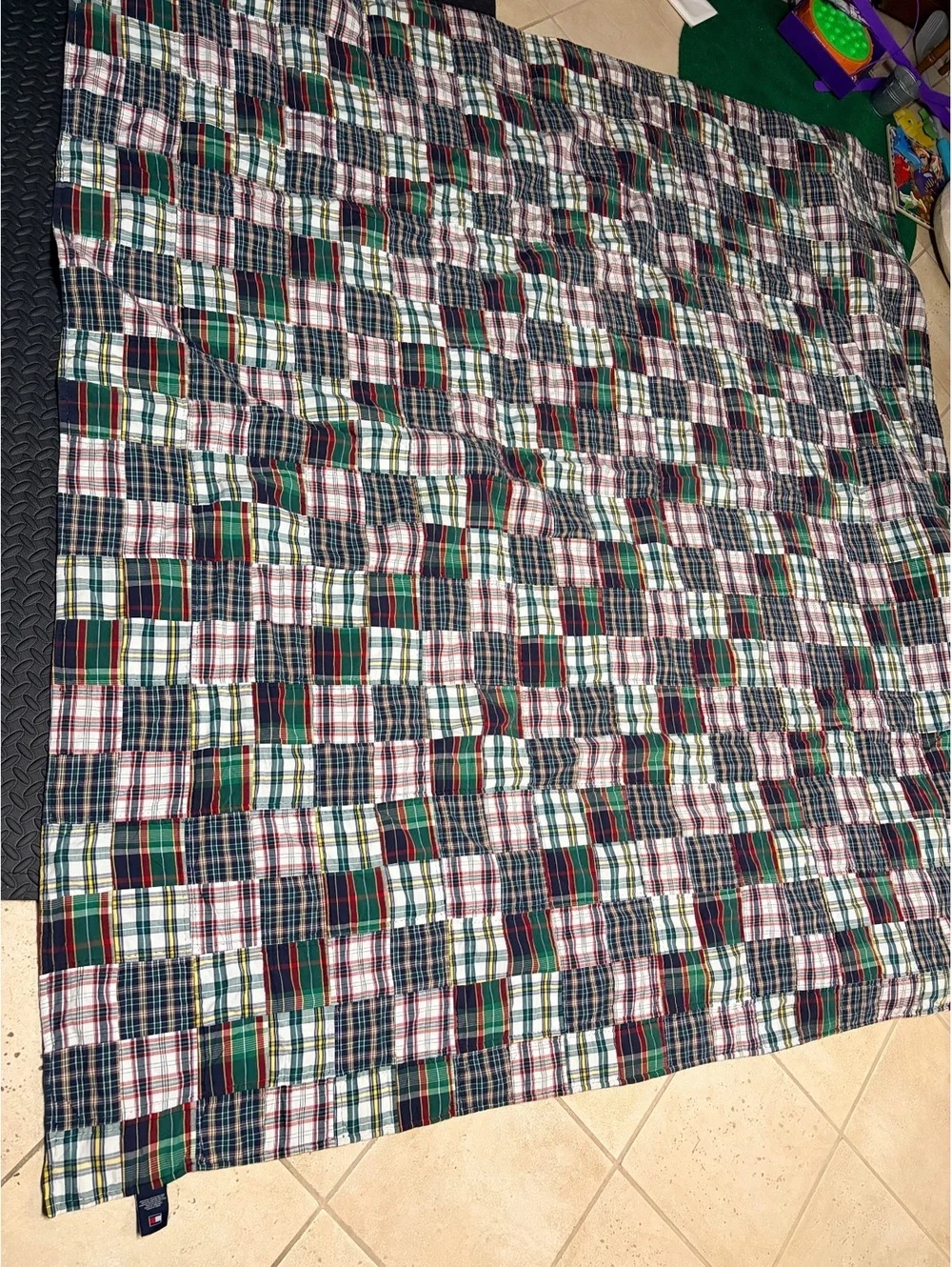 Vintage 90’s Tommy Hilfiger Quilt